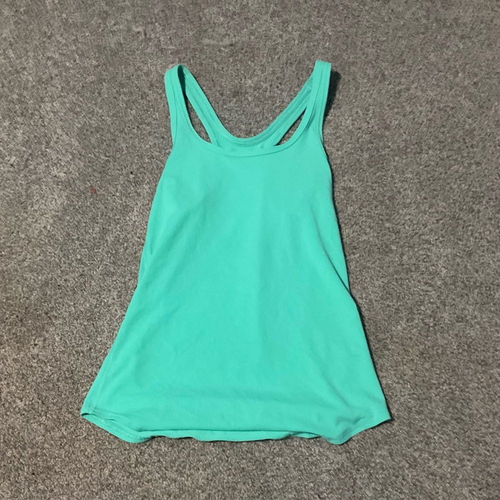 lululemon athletica Turquoise Tank Top